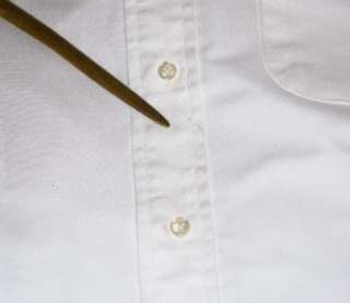 Brooks Brothers MENS WHITE OXFORD SHIRT size 15 33 TRAD FIT NWOT HAS 