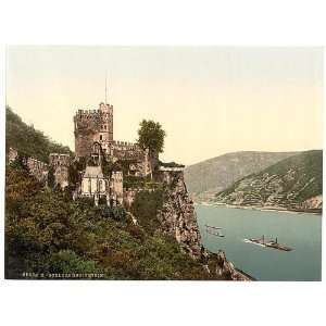   Reprint of Rheinstein Castle, the Rhine, Germany