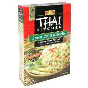  Thai Kitchen, Rice Mix Jasmine Grn Chili Grl, 8 OZ (Pack 