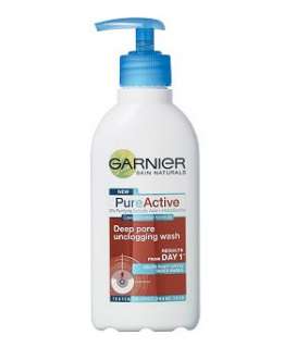 Garnier Pure Active Deep Pore Unclogging Wash 200ml   Boots