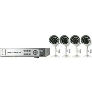  Web Ready 4 Channel H.264 DVR Security System with Smart Phone 