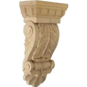  5 3/4W x 2 3/4D x 9 3/4H Thin Flowing Acanthus Corbel 
