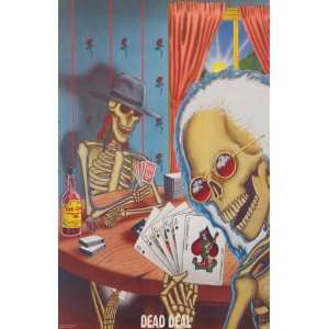 Grateful Dead   Dead Deal   Poker   Original 1995 22x34 