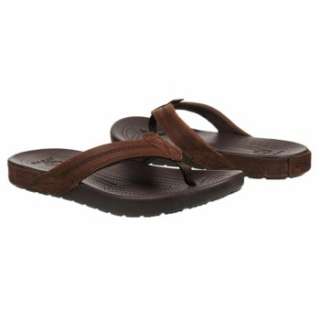 Mens Crocs Yukon Flip Espresso/Espresso Shoes 