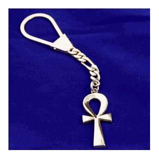  Silver Ankh Key Chain