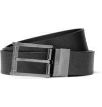 dunhill cut to fit printed leather belt