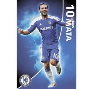  Chelsea FC. Juan Mata Poster