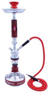 Amy Deluxe Shisha Modell Zodiac 65 cm 1 Schlauch Rot Deluxe 