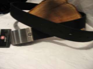 Wenger,Swiss Army Black Reversible Leather Belt SGT4647  