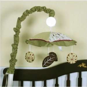 GEENNY Musical Mobile For Boutique Autumn Leaves 13 PCS Crib Bedding 
