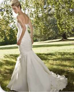   White/ivory Wedding Dress size 6 8 10 12 14 16 18 28 custom  
