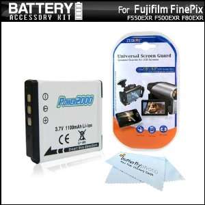  Battery Kit For Fujifilm FinePix F750EXR F550EXR F500EXR 