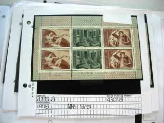 RUSSIA, 1000S of MINT NH Stamps in large multiples/sheets 