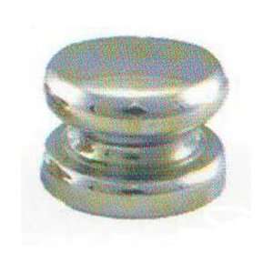  1 Nickel Silver Oval Pommel for Knifemaking Tapped 10 24 