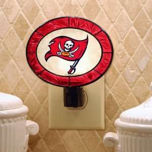  Pack of 3 NFL Tampa Bay Buccaneers Football Stained Glass 