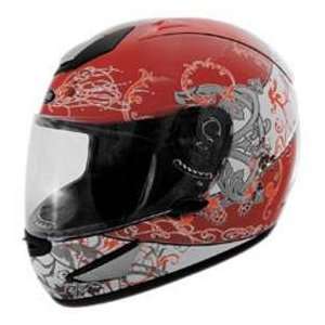  Cyber Helmets US 95 KNIGHT RED MD MOTORCYCLE HELMETS 