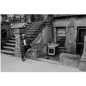  Man by Steps   Harlem, NY, 1969