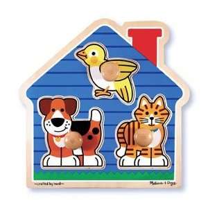  House Pets Jumbo Knob Puzzle   (Child) Toys & Games