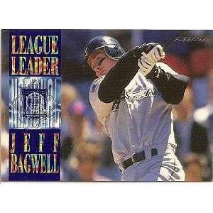  1995 Fleer League Leaders #8 Jeff Bagwell   Houston Astros 