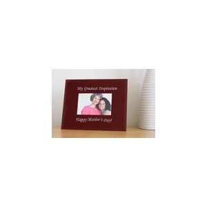  Glass Picture Frame 6 x 4 Maroon
