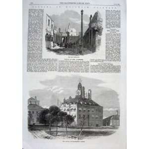  Closing Of Woolwich Dockyards Antique Print 1869