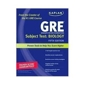  Kaplan GRE Subject Test Biology 5th (fifth) edition Text 