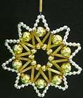 clearance gablonz gold and silver star czech glass christmas ornament