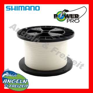 Shimano POWERPRO LINE 0,76 95kg geflochtene Schnur Weiß  