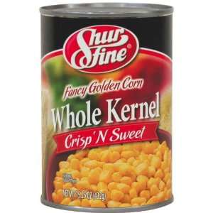 Shurfine Fancy Golden Corn Whole Kernel Crisp n Sweet   24 Pack 