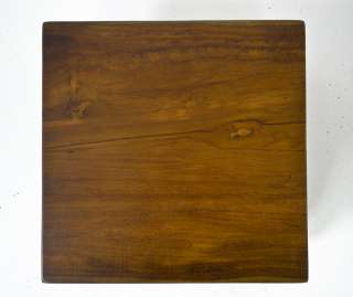 Opiumtisch Braun Glatt Tisch Massiv Holz Hocker Asien  