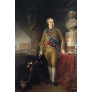   Vladimir Borovikovsky   24 x 36 inches   Portrait of Prince A. B