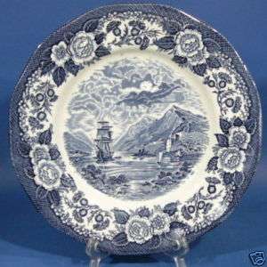 d237 LOCH OICH of SCOTLAND on Wedgwood Plate TUNSTALL  