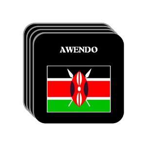 Kenya   AWENDO Set of 4 Mini Mousepad Coasters 
