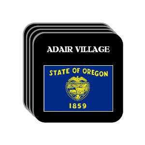  US State Flag   ADAIR VILLAGE, Oregon (OR) Set of 4 Mini 
