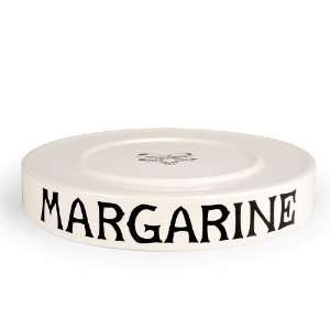 English Round Slab Margarine Platter 