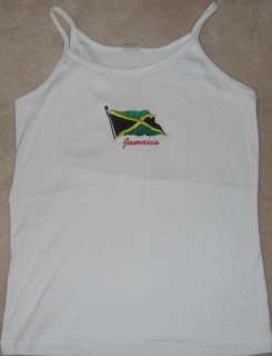 JAMAICA FLAG LADIES SMALL TANK TOP JA WOMEN CLOTHING SM  