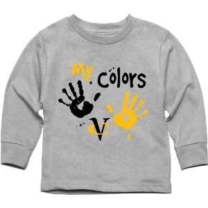  VCU Rams Toddler My Colors Long Sleeve T Shirt   Ash 