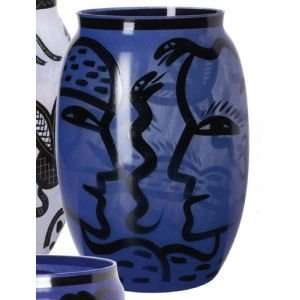  Kosta Boda Caramba Blue Vase 13.5 Inch