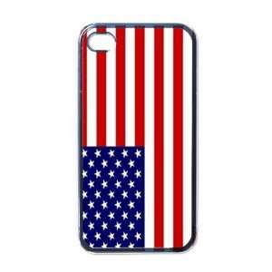  United States Flag Black Iphone 4   Iphone 4s Case Office 