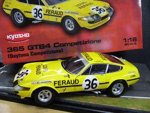 FERRARI 365 GTB4 Daytona Feraud #36 Racing Kyosho 118  