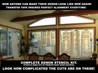 XENON Pinball Machine Stencil Kit LICENSED  