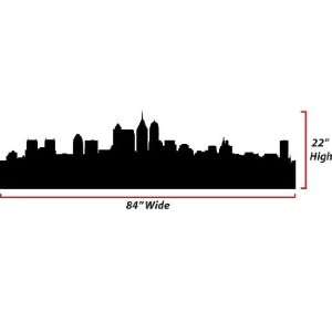   Skyline Silhouette  X Large  Vinyl Wall Decal 