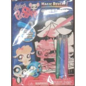   Pet Shop LPS Color N Fun Picture Pad Magic Reveal Toys & Games