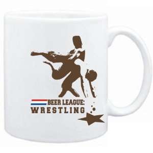  New  Beer League  Wrestling   Drunks Tee  Mug Sports 