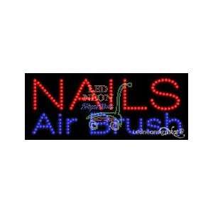  Nails Airbrush LED Sign