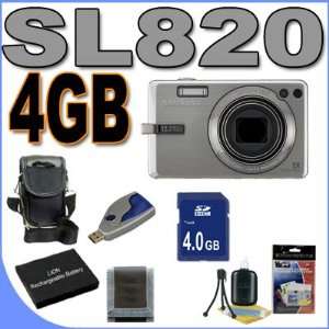  Samsung SL820 12MP Digital Camera w/5x Optical Zoom 