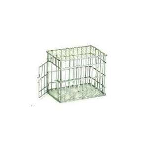  Dollhouse Miniature Galvanized Metal Small Dog Cage Toys & Games