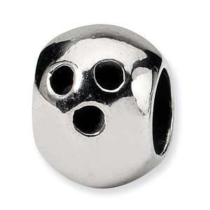  Sterling Silver Reflections Bowling Ball Bead Jewelry