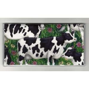  Checkbook Cover Cow Cows in the Pasture 