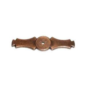 Top knobs   celtic backplate old english copper